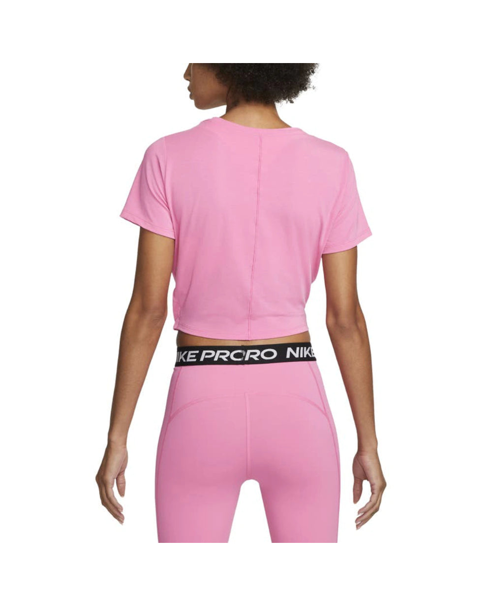 NIKE Dri-Fit one luxe twist standard fit short-sleeve moteriški marškinėliai