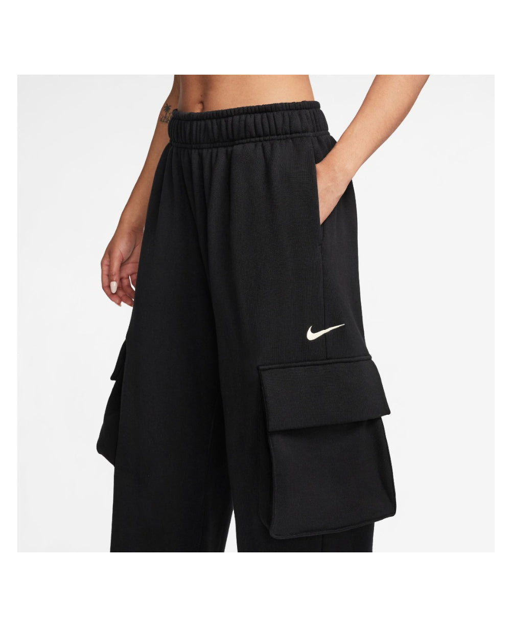 NIKE Sportswear Low-Rise Oversized moteriškos sportinės kelnės